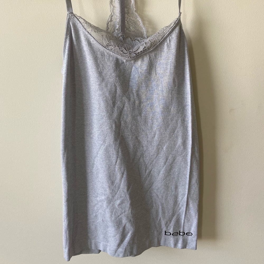Cute grey cami from BEBE